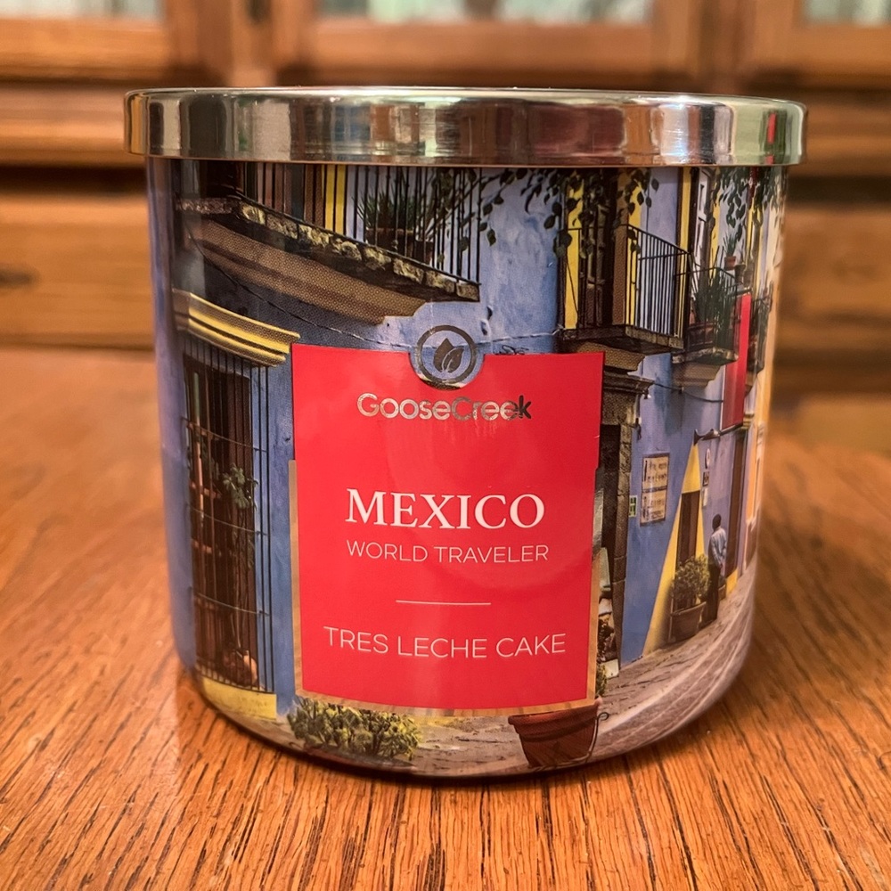 Brand New Goose Creek Mexico Tres Leches Cake 3 Wick Candle